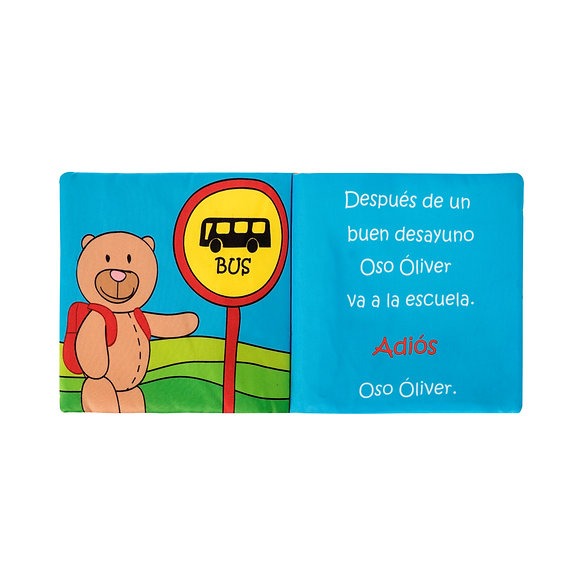 Libro De Tela Para Bebe Estimulación Sensorial