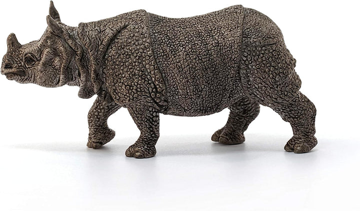 Figura Animales Rinoceronte Pintada A Mano