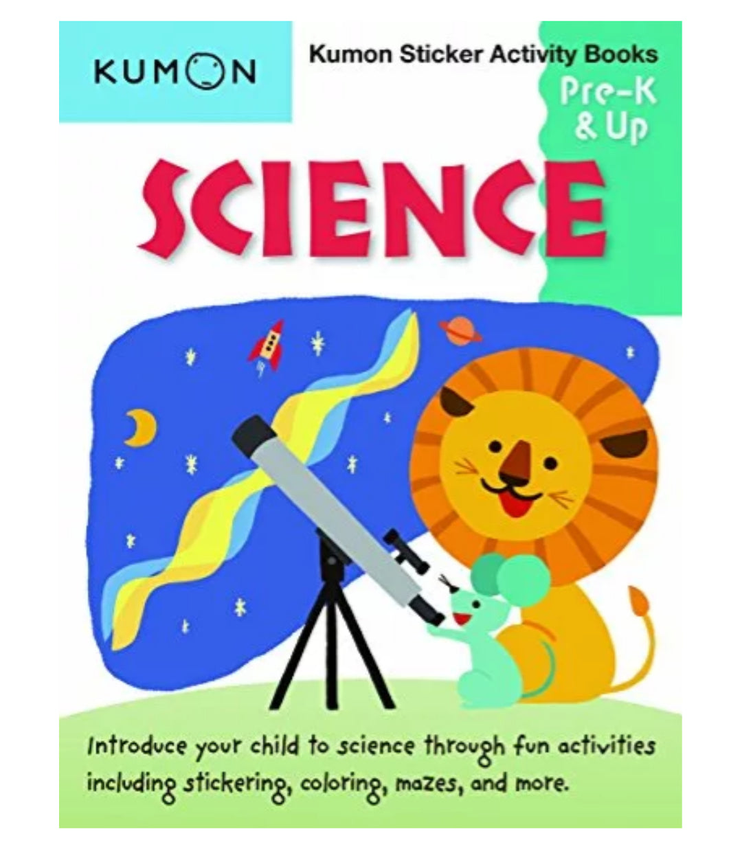 Libro Kumon Stickers De Ciencias Para Kinder En Ingles