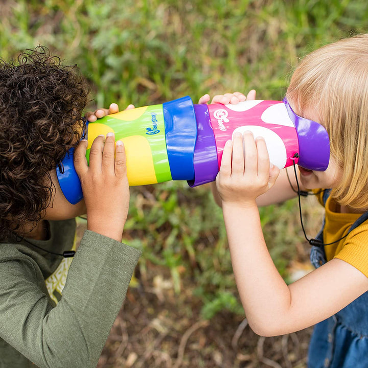 Juego Didáctico Binoculares Rosado Para Niños