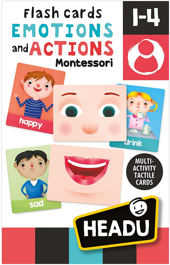 Flash Cards Montessori Emociones y Acciones