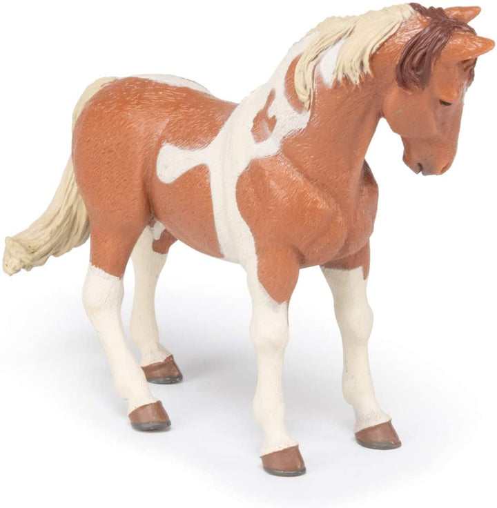 Figura Animales Yegua Pinto Pintado a Mano