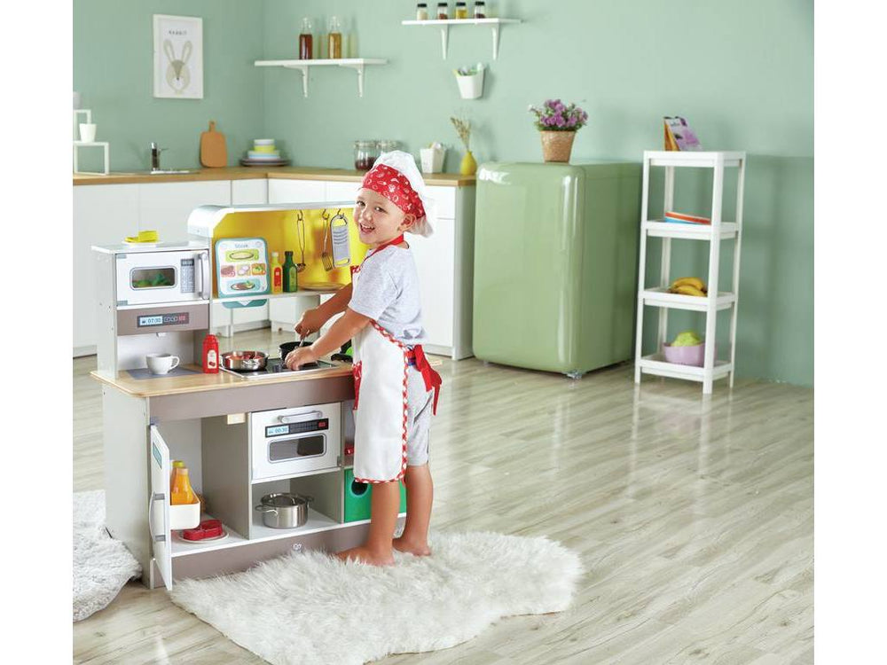 Cocina De Lujo en Madera Luces y Sonidos