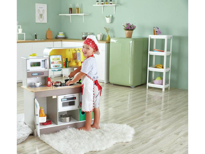 Cocina De Lujo en Madera Luces y Sonidos