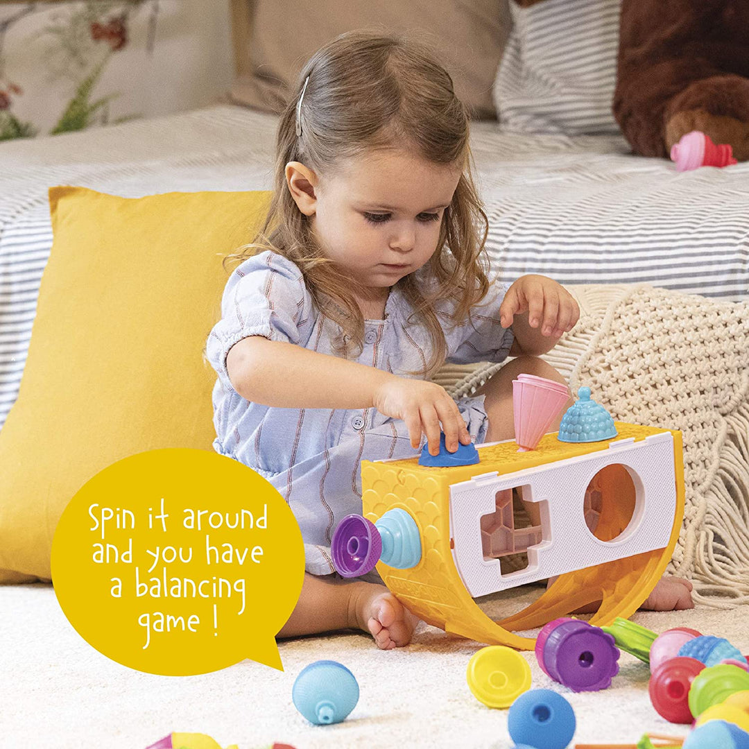 Juego Montessori Formas y Equilibrio 3 En 1