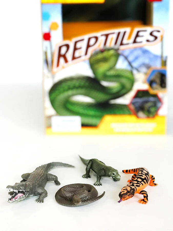 Libro y Juego 2 En 1 Animales Reptiles