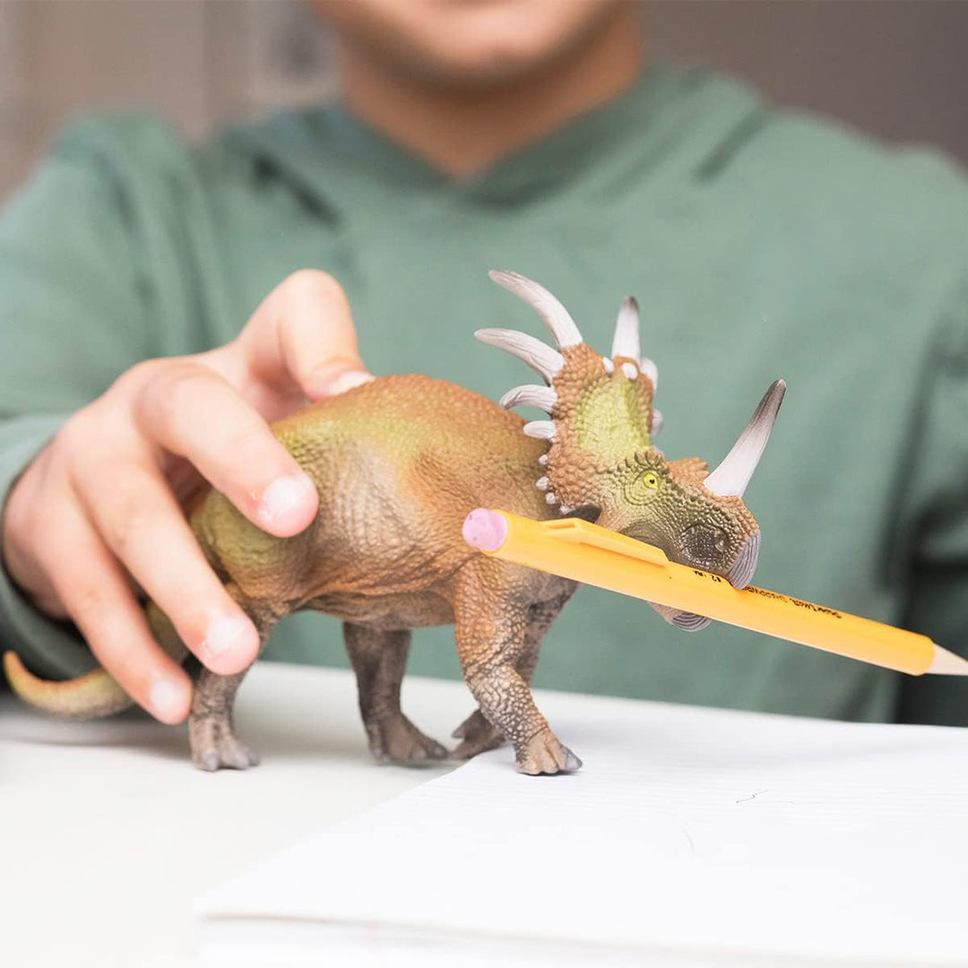 Figura Dinosaurios Styracosaurus Pintado A Mano