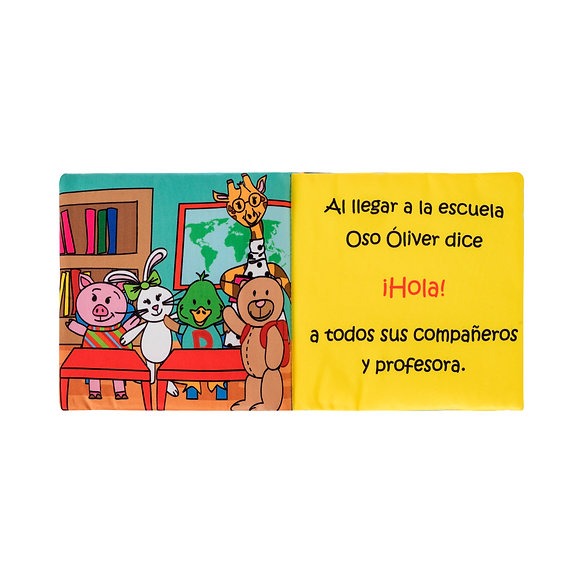 Libro De Tela Para Bebe Estimulación Sensorial