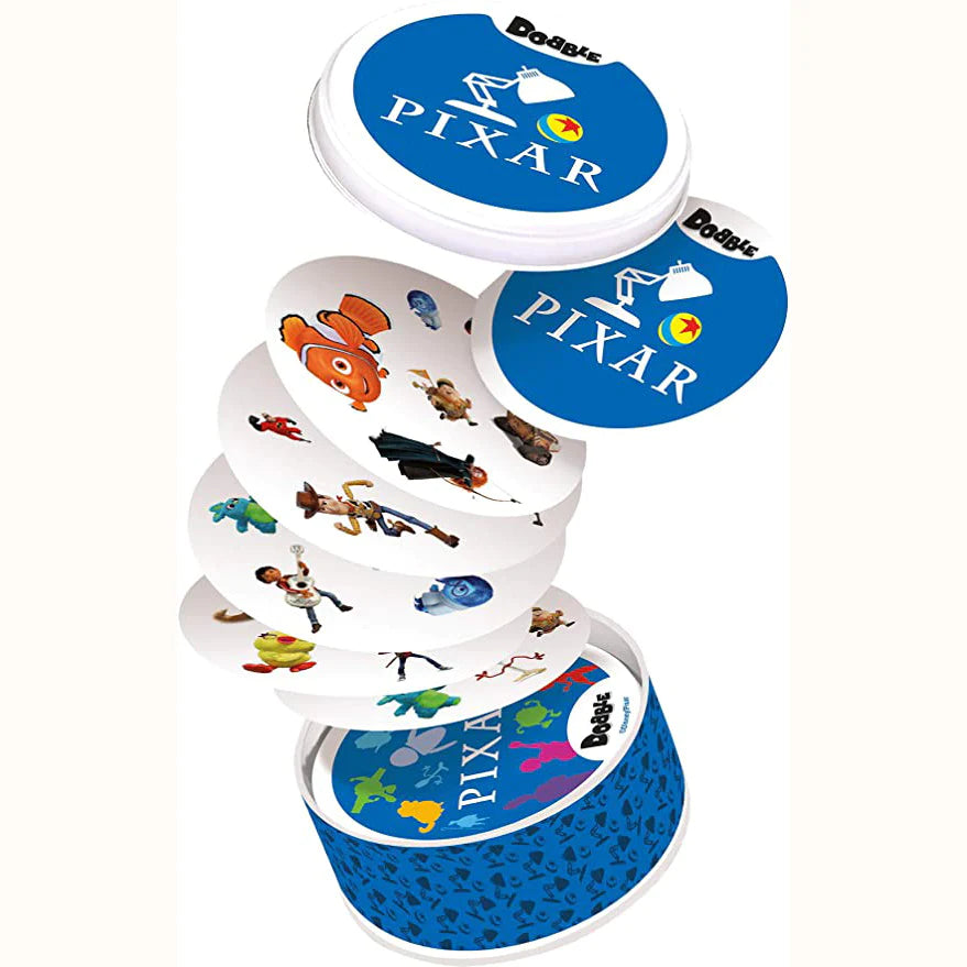 Juego De Mesa Dobble 5 En 1 Spot It Agilidad Pixar