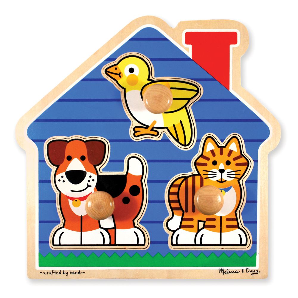 Rompecabezas con Pin Grande Mascotas