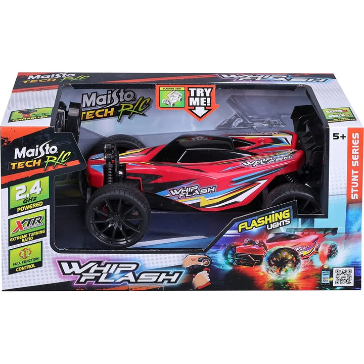 Carro A Control Whip Flash Buggy Rojo Para Niños Y Adultos