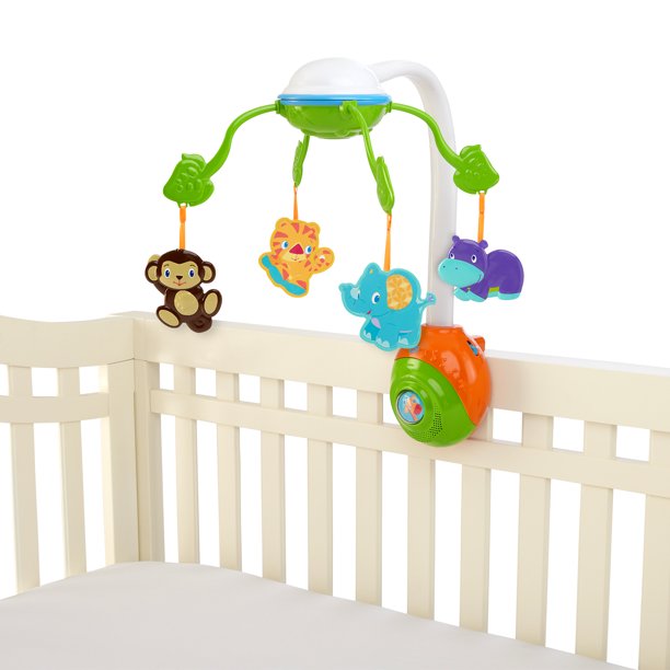 Movil Musical Para Bebe Safari 2 en 1
