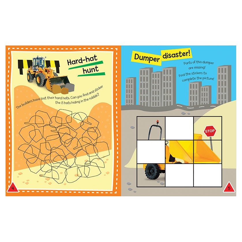 Libro De Actividades Con Stickers Vehiculos
