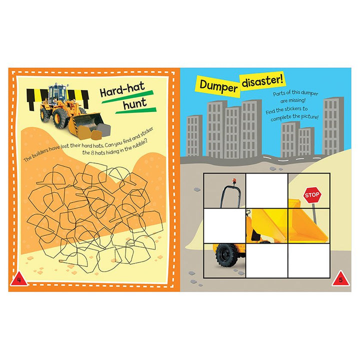 Libro De Actividades Con Stickers Vehiculos