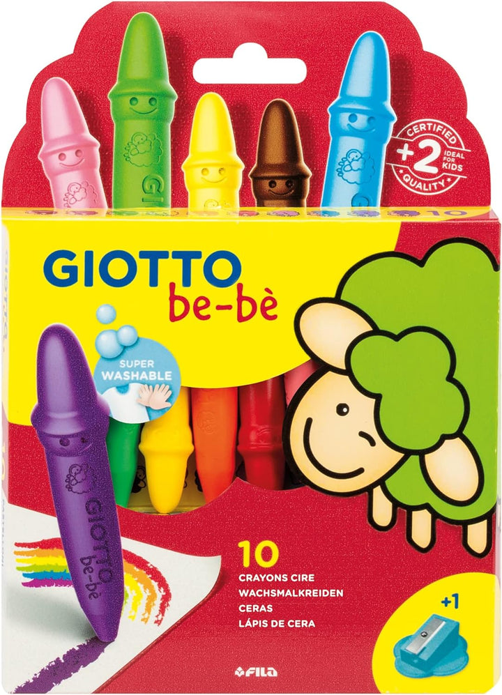 Caja 10 Crayolas Giotto Bebe Arte