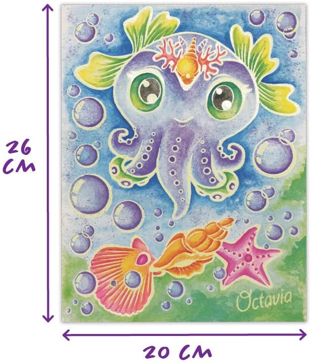 Kit De Arte Pinta Con Acuarela Mágica