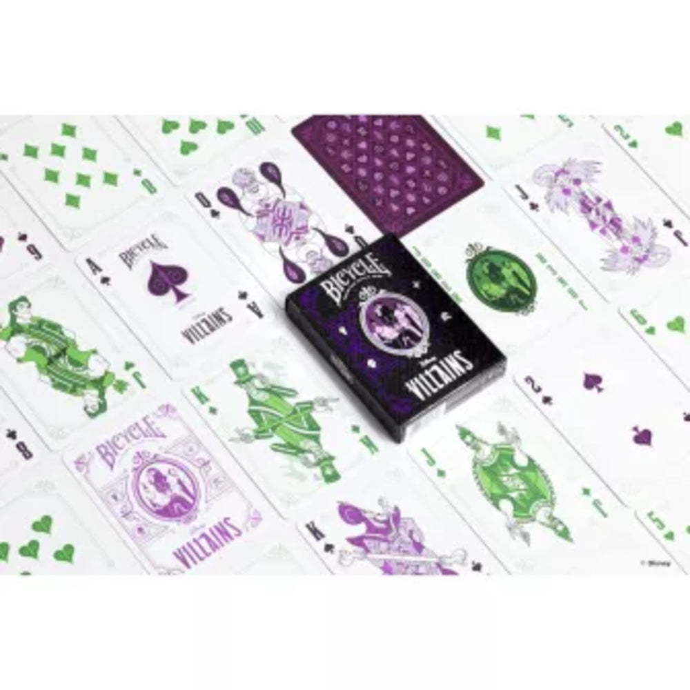 Cartas Bicycle Villanos De Disney Naipes