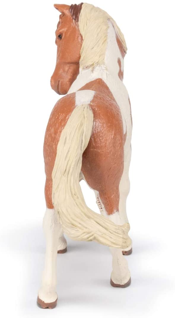 Figura Animales Yegua Pinto Pintado a Mano