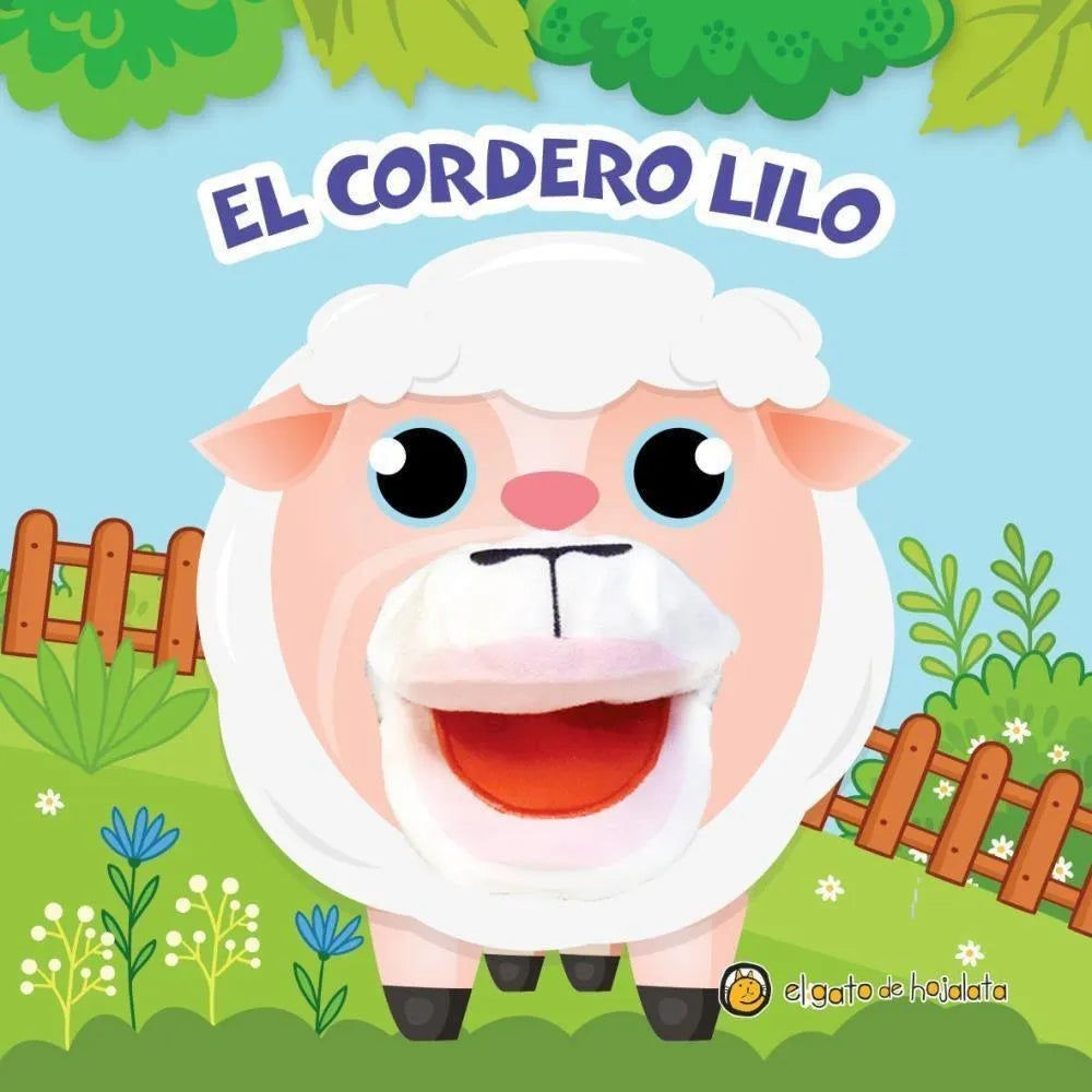 Libro Y Titere De Mano Animales Cordero
