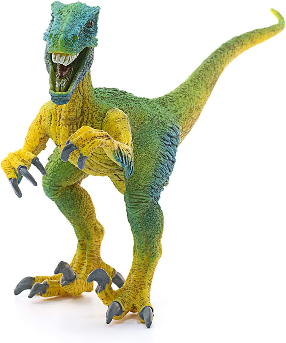 Figura Dinosaurios Velociraptor Pintado A Mano