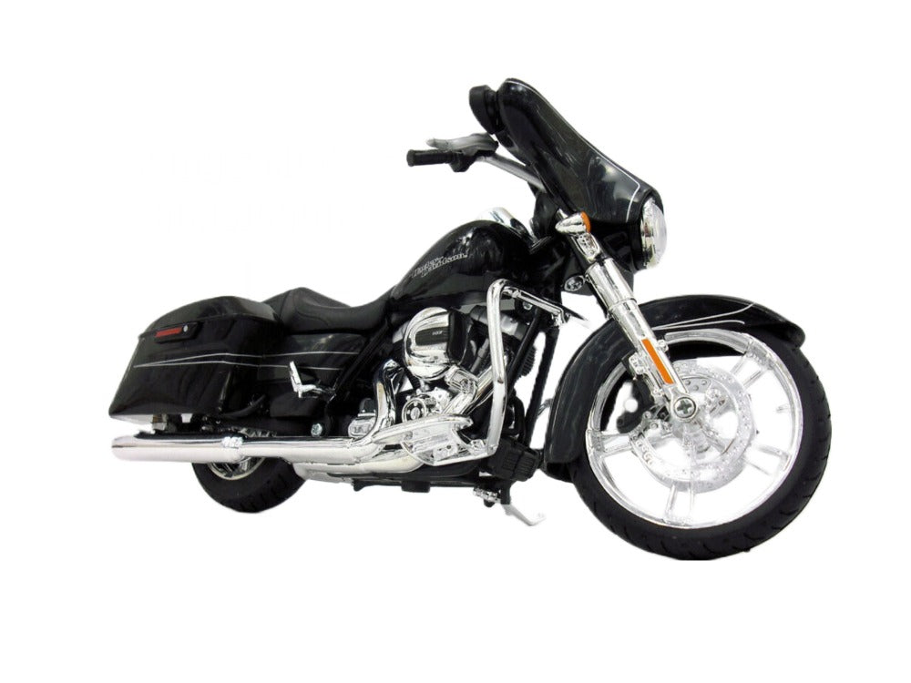 Moto A Escala 1:12 Harley Davidson Negro Motos De Colección