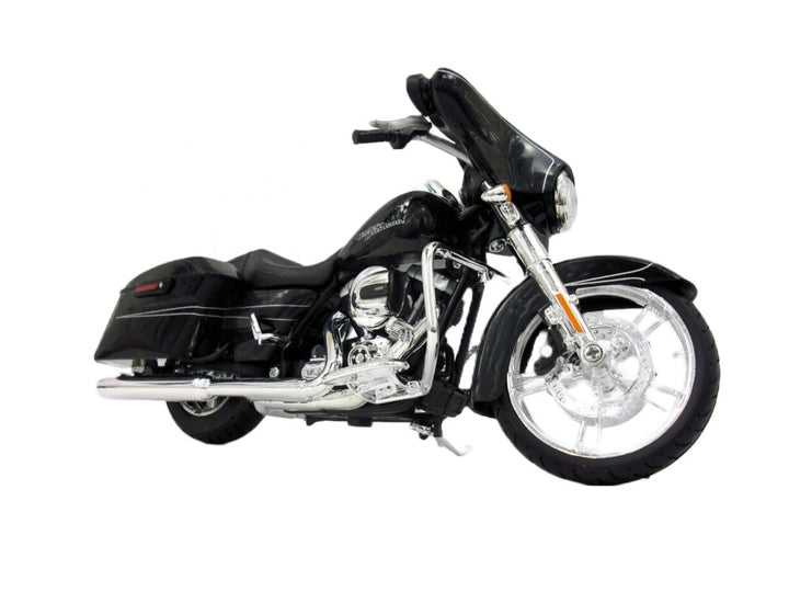 Moto A Escala 1:12 Harley Davidson Negro Motos De Colección