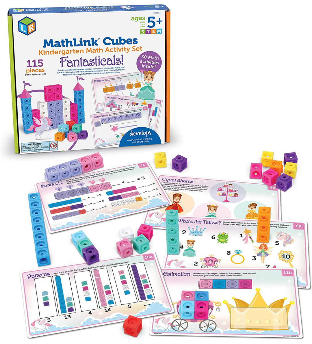 Juego didáctico Matemáticas Cubos Princesas para niños
