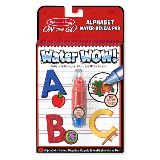 Libro De Actividades Pintar Con Agua Alfabeto