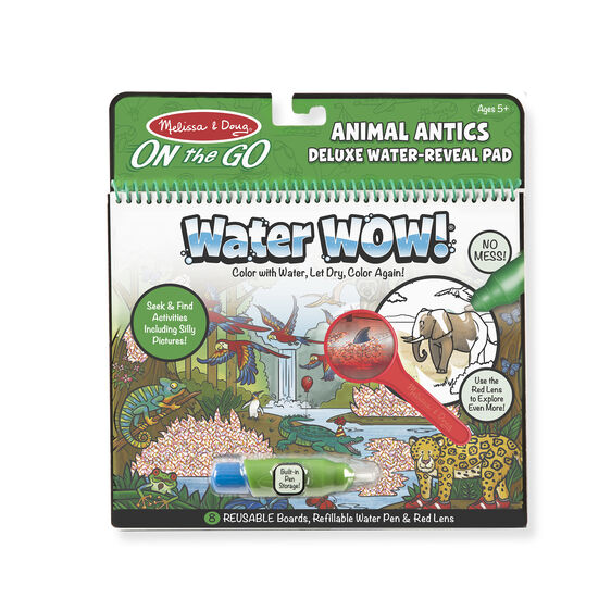 Libro De Actividades Pinta Con Agua Animales Divertidos