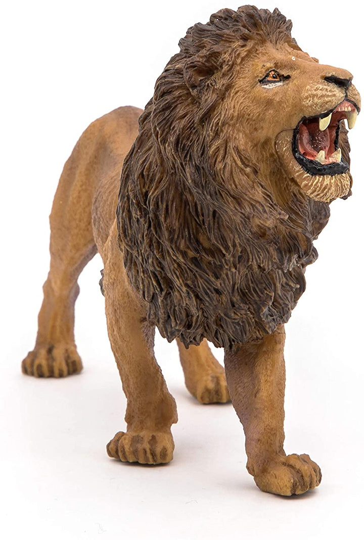 Figura Animales León Pintado a Mano