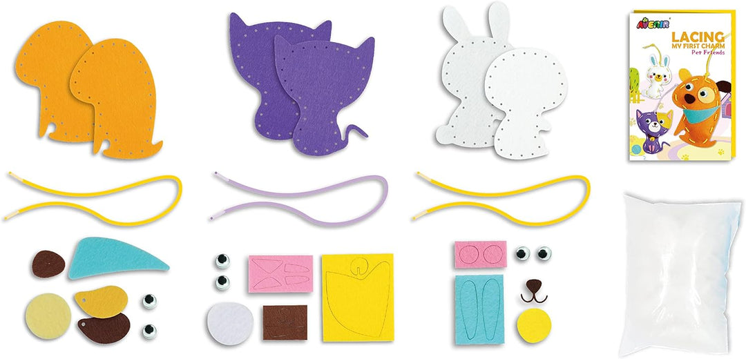 Set De Arte Y Manualidades Mascotas Tejidos Lv1