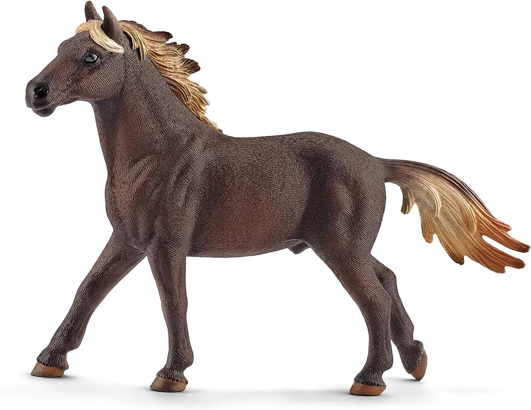 Figura Animales Caballo Mustang Pintado A Mano