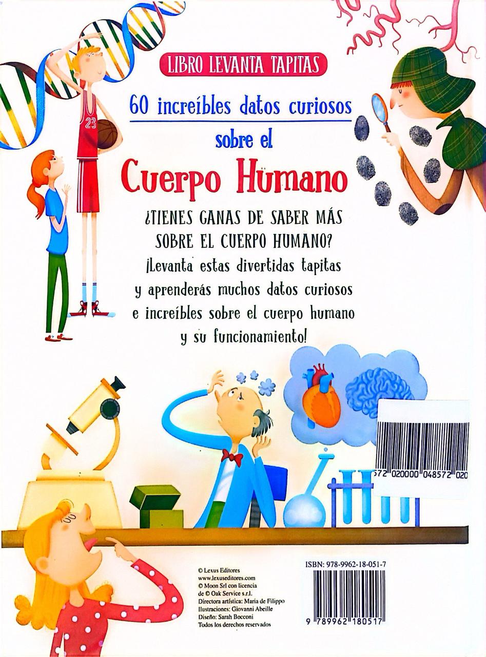 Libro El Cuerpo Humano Levanta Solapas