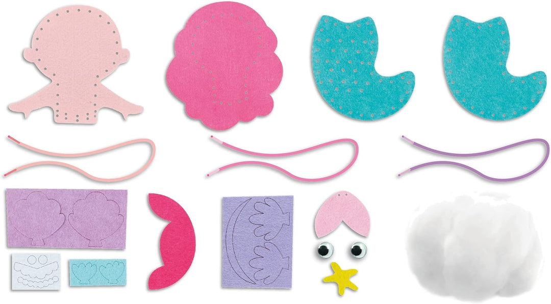 Set De Arte Y Manualidades Amigos Tejidos Sirena Lv3