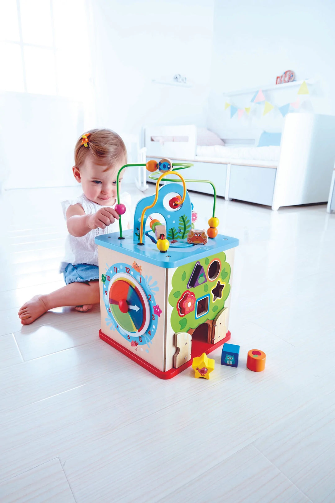 Cubo De Actividades Laberintos Xilofono
