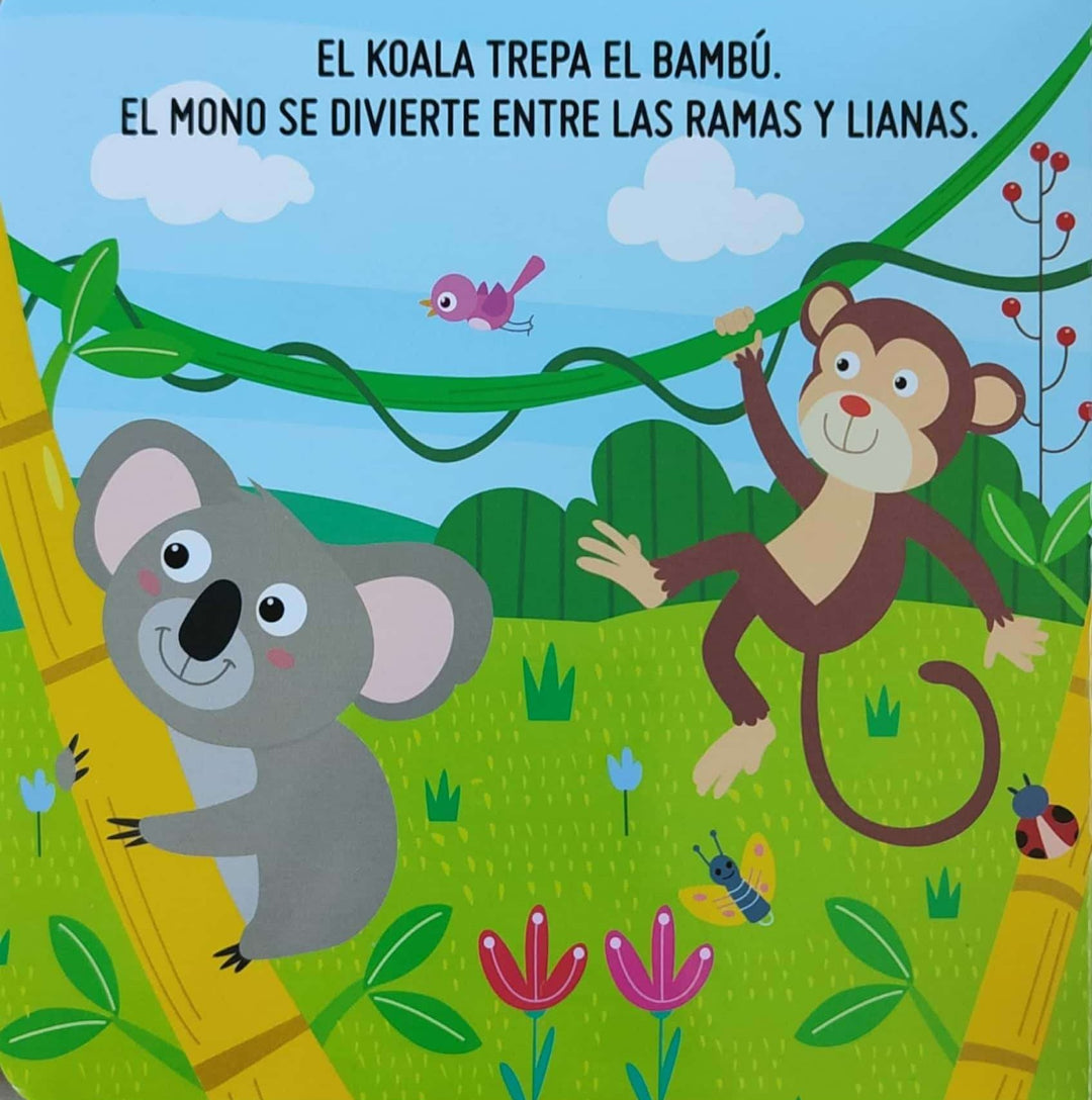 Libro y Rompecabezas Animales Selva