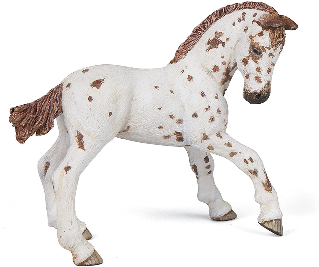 Figura Animales Potro Appaloosa Pintado a Mano