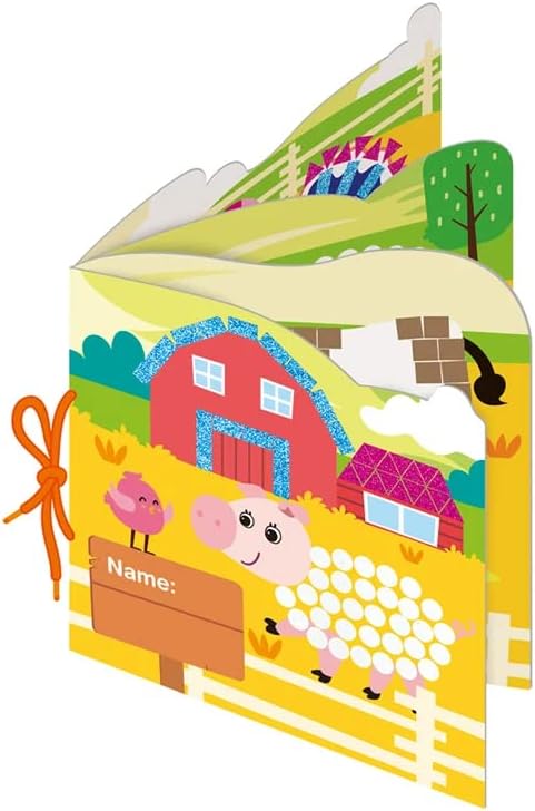Set De Arte y Manualidades Mosaico Con Stickers Animales