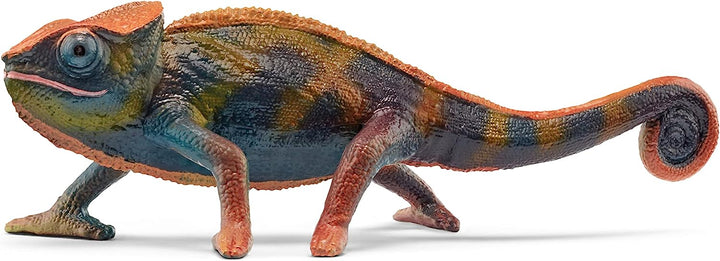 Figura Animales Camaleon Pintado A Mano