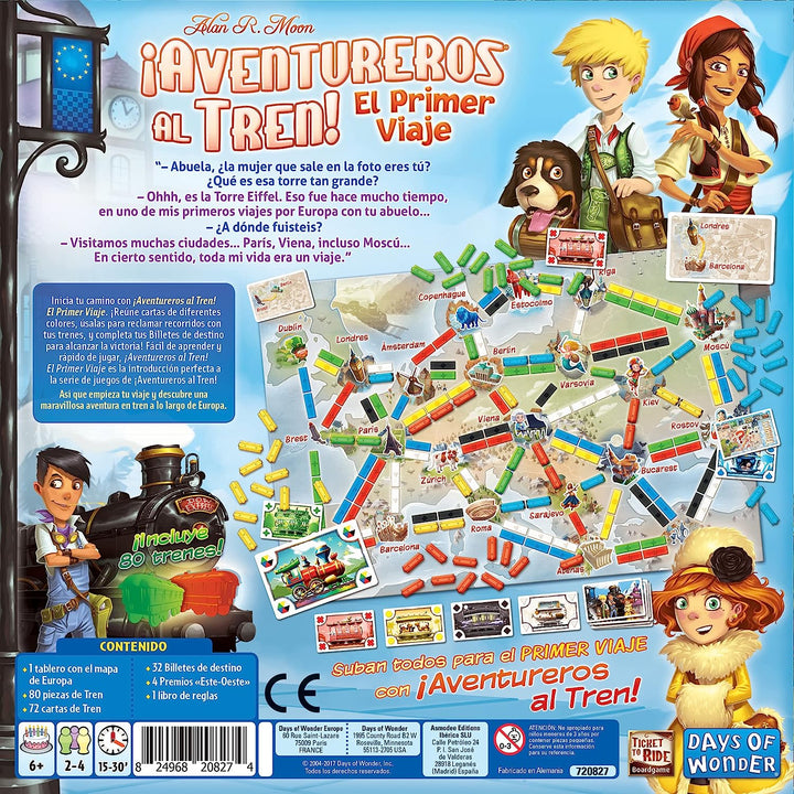 Juego De Mesa Aventureros Al Tren El Primer Viaje