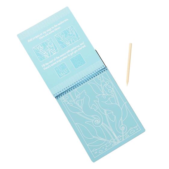 Libro para Revelar el Color Animales del Mar
