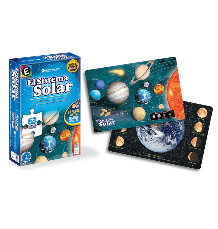 Juego Didactico Sistema Solar Ronda Rompecabezas