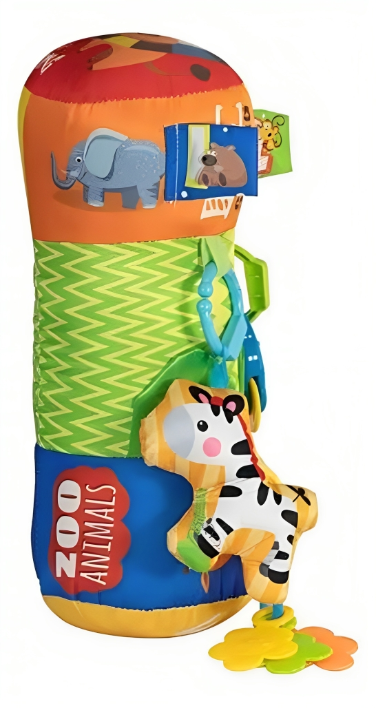 Almohada Azul Para Bebe Estimulacion Para Gateo