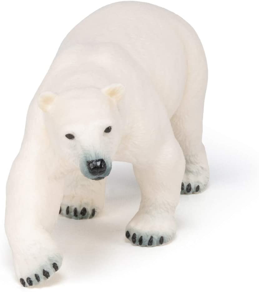Figura Oso Polar Pintado a Mano