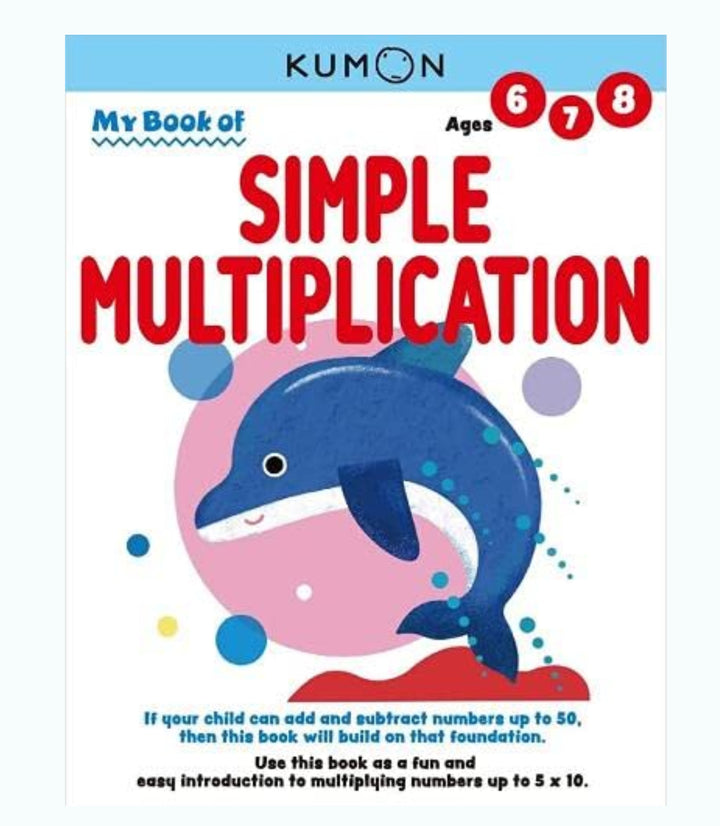 Libro Kumon Mi Libro  De Multiplicacion Simple En Ingles