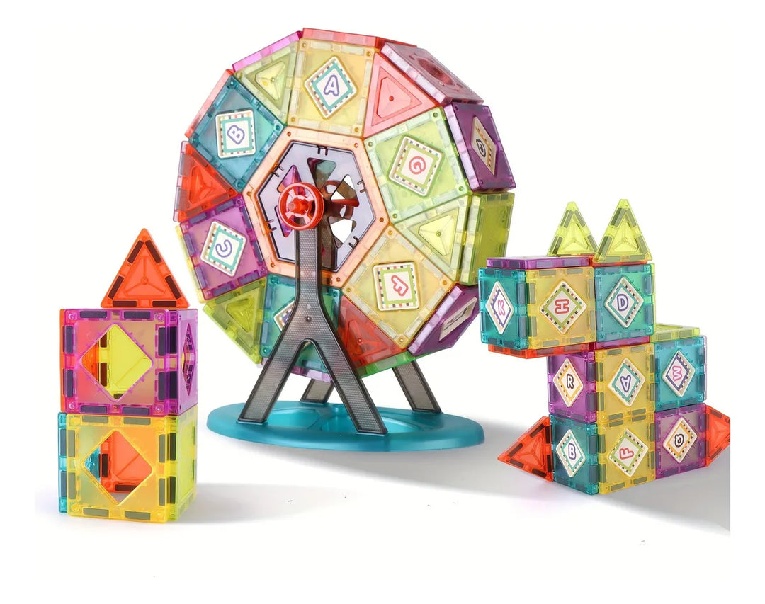 Juego Construcción Magnético Ruleta 70 Piezas