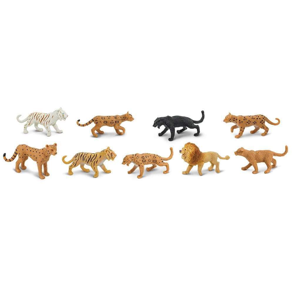 Tubos Animales Grandes Felinos Pintado a Mano
