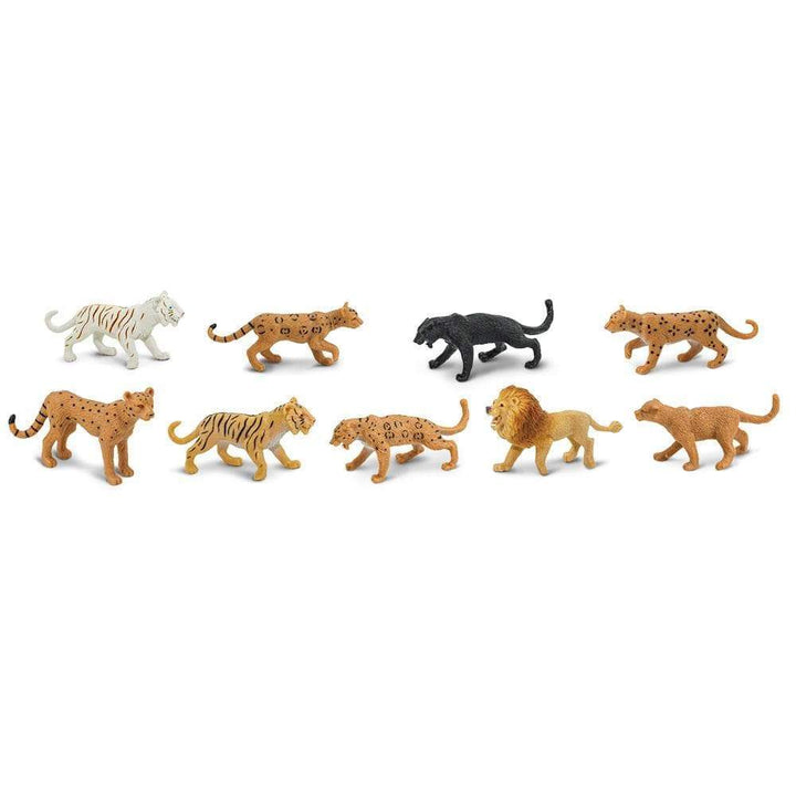 Tubos Animales Grandes Felinos Pintado a Mano