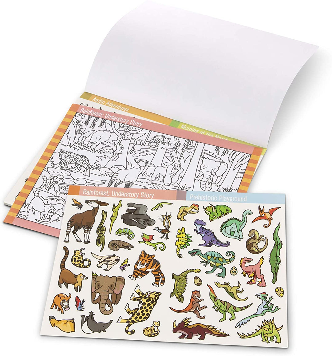 Set De Stickers Busca y Encuentra Animales