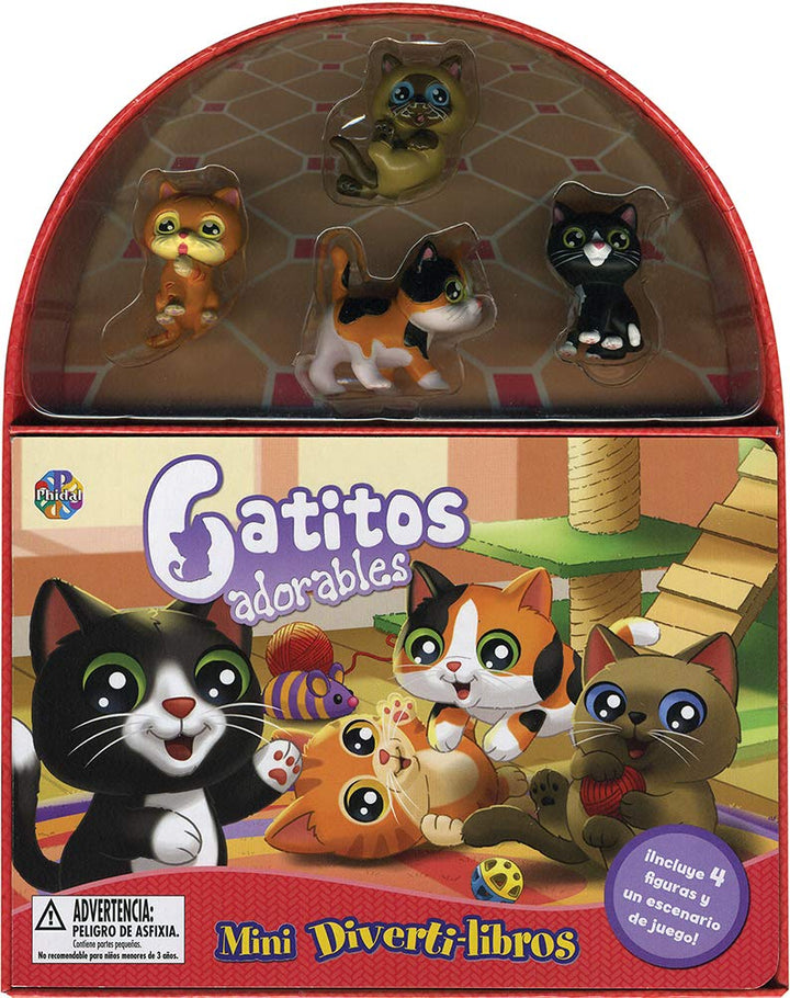 Libro y Juego 2 En 1 Animales Gatos